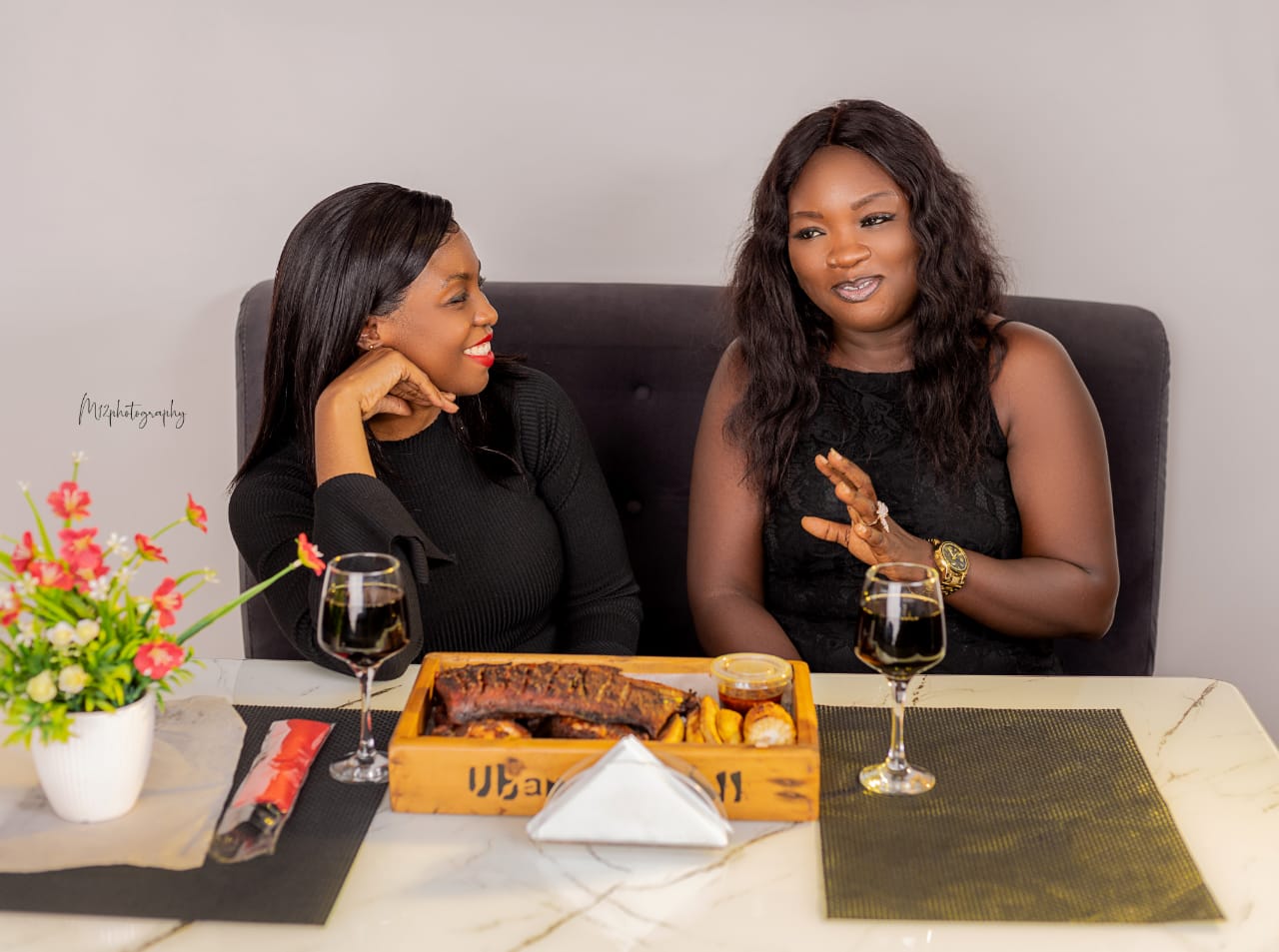Patrick Stephen Purple Heart Foundation For Widows - Oluwaseun Joan Stephen (CEO, left) and Aishat (widow, right) on a date to Ace Mall supermarket in Ibadan. gallery